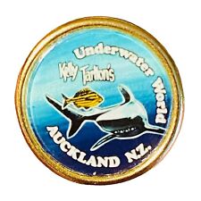 Underwater World Lapel Hat Pin Auckland NZ New Zealand Shark 848 picture