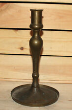 Antique 19c hand made bronze candlestick picture
