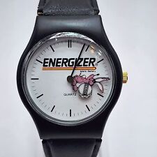 Vintage Energizer Bunny Promotional Quartz Watch Leather Band New picture