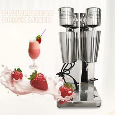 Commercial Double Heads Electric Milkshake Maker 14000 RMP 2Speed Adjustable picture