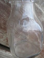 Vintage K C M D A Milk Glass Bottle KCMDA Half Pint Milk Bottle picture