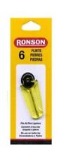 Genuine Ronson Lighter Flint, 1 pack (6 Flints) For most lighters, USA SHIPPER picture