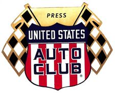 USAC United States Auto Club Die Cut Dura-Cal 
