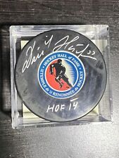 Dominik Hasek HOF Signed Hockey Hall Of Fame Hockey Puck AUTO DC Sports picture