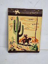 Vintage KINGS DRUG STORE FOUNTAIN LIQUOR Matchbook Cover - Palm Springs Horse picture