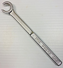 Rare Vintage PROTO TOOLS PEBBLE STYLE 3718 Open End Flare Nut Wrench 9/16