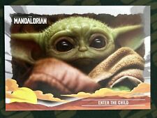 2020 Topps Star Wars Mandalorian Enter the Child Baby Yoda Rookie RC #1 GROGU picture