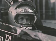 RONNIE PETERSON MONACO GP 1974 B/W PHOTOGRAPH picture