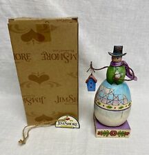2008 Jim Shore Warm And Cozy #4010362 Snowman With Birdhouse Figurine picture