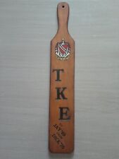 1969-1970 Indiana TKE Fraternity Paddle Gamma Kappa Chapter picture