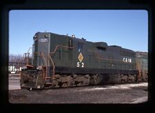 Original Railroad Slide CIM Chicago & Illinois Midland 52 SD9 at Springfield, IL picture