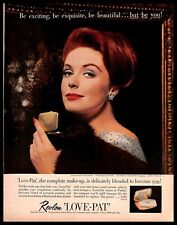 1961 Revlon Love Pat Vintage PRINT AD Makeup Compact Beauty Cosmetics picture
