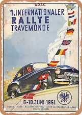 METAL SIGN - 1951 ADAC 1st International Rallye Travemunde Vintage Ad picture