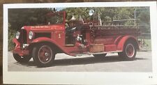 Book Clipping Photo 1931 REO Speedwagon Maxim Fire Truck Cumberland Hill picture