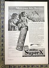 1933 WESTERN SUPER-X CARTRIDGE WINCHESTER SPORT HUNT DUCK WATERFOWL AD 30787 picture