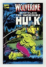 Wolverine Battles the Hulk 1A Trimpe 1st Printing VF 8.0 1989 picture