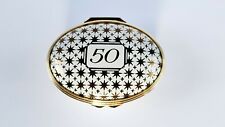 Halcyon Days Enamel Box, 50 Years The Crystal Charity, England picture