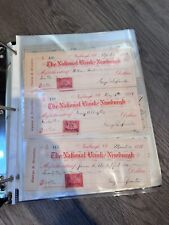 Newburgh National Bank Vintage Check Lot of 3 1800s picture