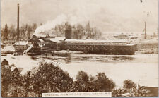 Chase BC Saw Mill Shuswap c1912 Rumsey & Co Real Photo Postcard G98 picture