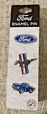 Open Road Ford Mustang Enamel 3-Pin Pins Set New OLP picture
