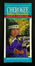 1990s Cherokee Native American Indian Reservation NC Tourist VTG Travel Brochure picture