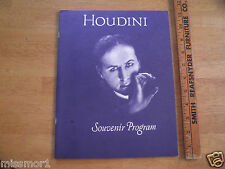 Houdini souvenir program 1979 Jacobs Antique Jewels series reprints HTF Magician picture