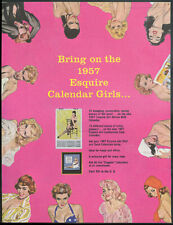 Bring on the 1957 Esquire Calendar Girls ad 1956 picture