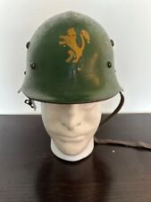 Bulgarian M1936A Helmet with chin strap picture