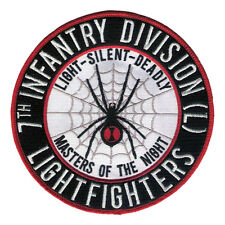 7th Infantry Division - Lightfighter - Black Widow New 5 1/2