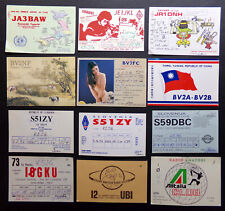 QSL CARD LOT: Japan, Taiwan, Slovenia, Italy, Signal Test Am. Radio, SET #GP-068 picture