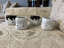 Marshmallow Mugs Set of 4 Cute Mugs With Handles One hundred 80 Degrees EC picture