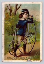 Lautz Bros Marseilles Soap Penny Farthing Bicycle P375 picture