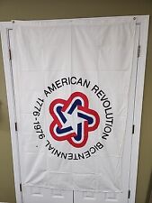 Large 1976 American Revolution Bicentennial United States Cloth Banner 44