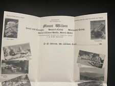 vtg 1920’s -30’s mount wilson stable sierra madre letterhead  picture