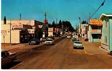 Ilwaco, WA, View of Downtown Fishing Town Postcard picture