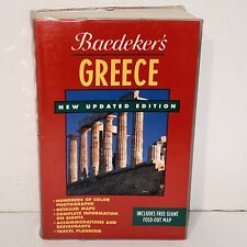 Vintage 1992 Baedeker's Greece Vacation Tourist Travel Guide Book picture