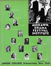 MOHAWK DRAMA FESTIVAL INSTITUTE    1940 PROGRAM   UNION COLLEGE SCHENECTADY NY picture