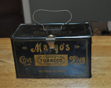 VINTAGE MAYO'S CUT PLUG TOBACCO LUNCH PAIL STYLE Great Condition See Photos picture