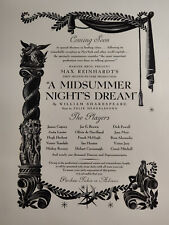 Vintage Ad Advertisement Max Reinhardt's A Midsummer Night's Dream picture