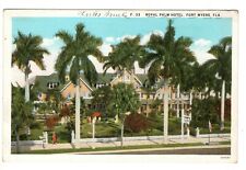 Postcard FL Royal Palm Hotel  Fort Myers Florida Vintage View picture