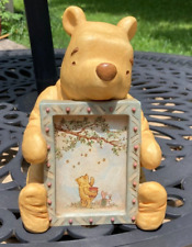 Vintage Disney Charpente Classic Sitting Pooh Bear Picture Frame picture