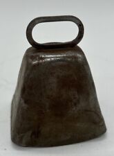 Vintage Primitive Metal Working Cow Bell Farm 3.5” Works picture