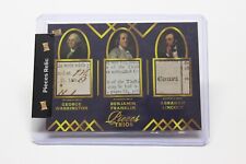 2022 Pieces of the Past Washington/Franklin/Lincoln Pieces Trios Relic #PT-2 picture