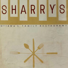 Vintage 1950s Sharry's Ottawa Family Restaurant Menu Sharry Sparks And O'Connor picture