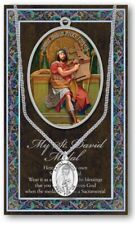 St. David Medal Necklace with Embossed Prayer Pamphlet picture
