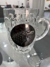 Game Of Thrones Beer Glass Stein Cup Original HBO Pewter 3D Dragon Head picture