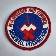 NASA Rockwell International VINTAGE Patch M-X Guidance And Control picture