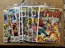 10 Thor  MARVEL comic books #246 247 249 250 251 253 254 255 257 259 picture
