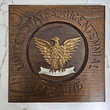 United States Bicentennial 1776-1976 Vintage Wood Engraved Jean Paul Loup picture