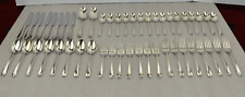 Lot Of 49 Pieces Wm Rogers & Son IS Exquisite 1940 Pattern Silverplate Flatware picture